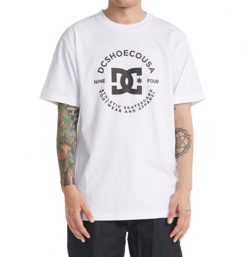 White DC Shoes DC Star Pilot - T-Shirt | AJNZLY-489