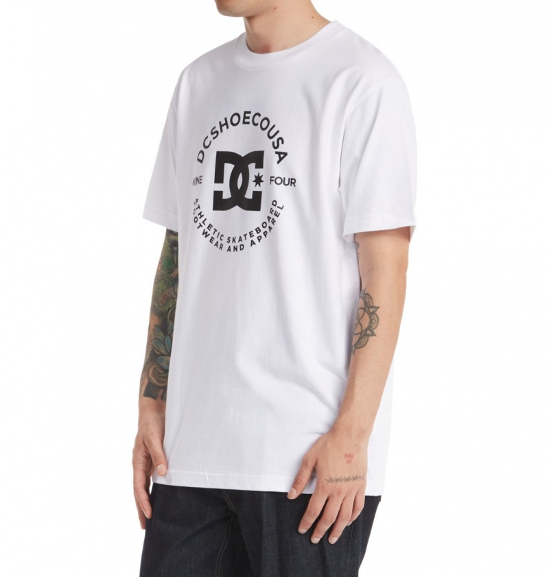 White DC Shoes DC Star Pilot - T-Shirt | AJNZLY-489