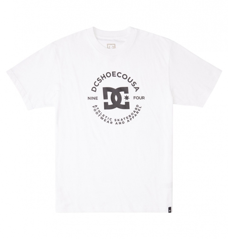 White DC Shoes DC Star Pilot - T-Shirt | AJNZLY-489