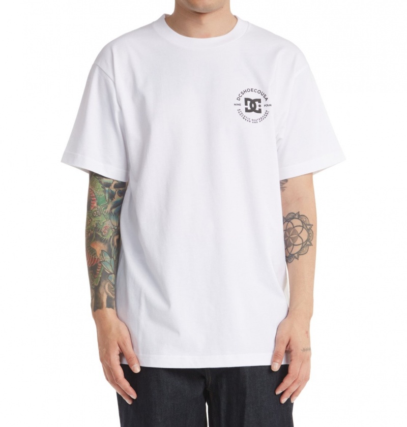 White DC Shoes DC Star Pilot - T-Shirt | UDRBQY-732