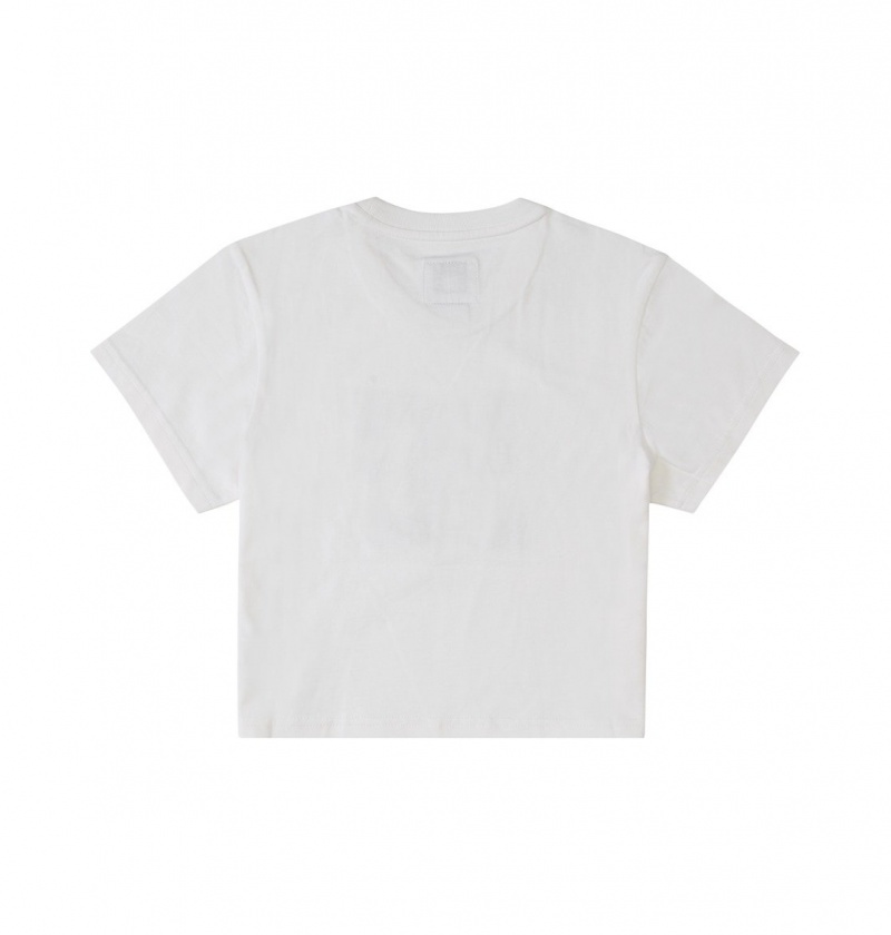 White DC Shoes DC Star - Cropped T-Shirt | MBPCEF-140