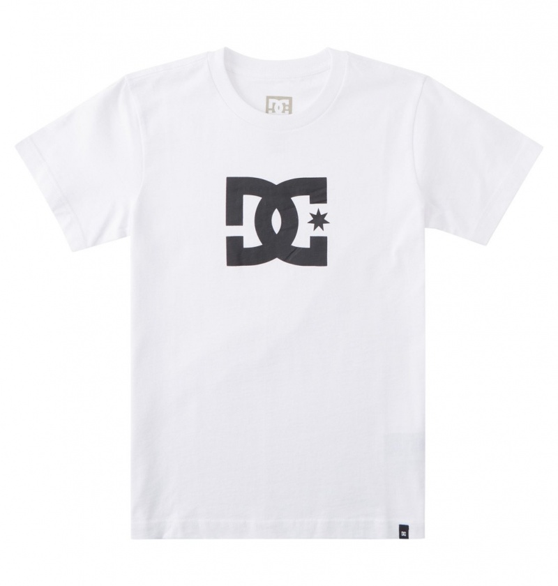 White DC Shoes DC Star - Short Sleeve T-Shirt 8-16 | YCWRPA-530