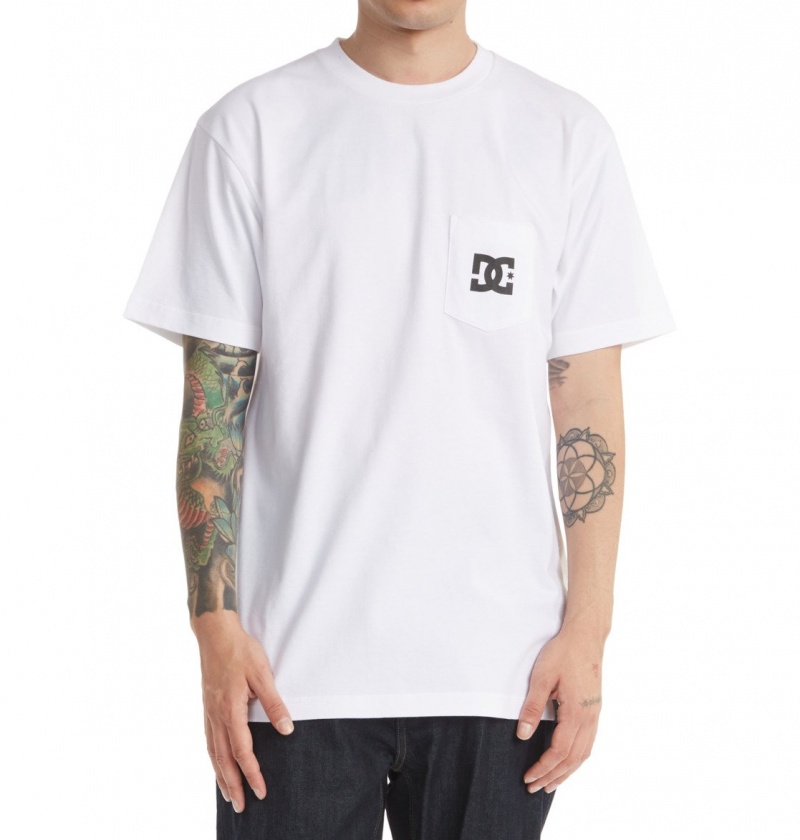 White DC Shoes DC Star - T-Shirt | ZMOYRI-519