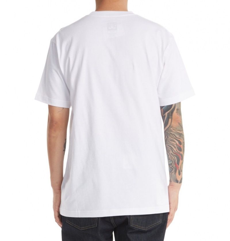 White DC Shoes DC Star - T-Shirt | ZMOYRI-519