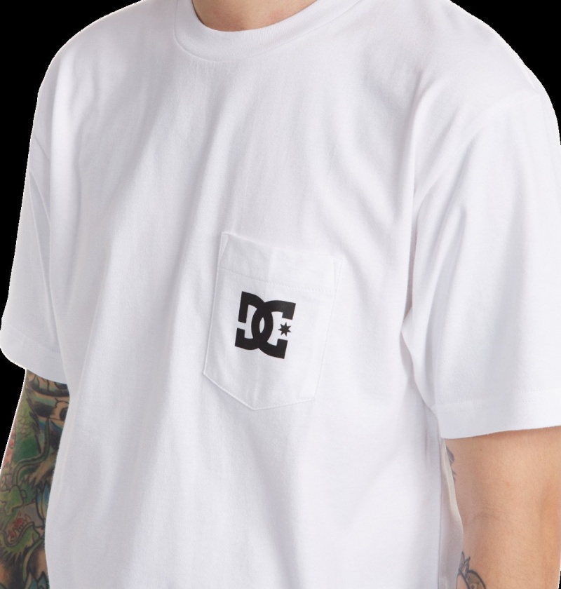 White DC Shoes DC Star - T-Shirt | ZMOYRI-519