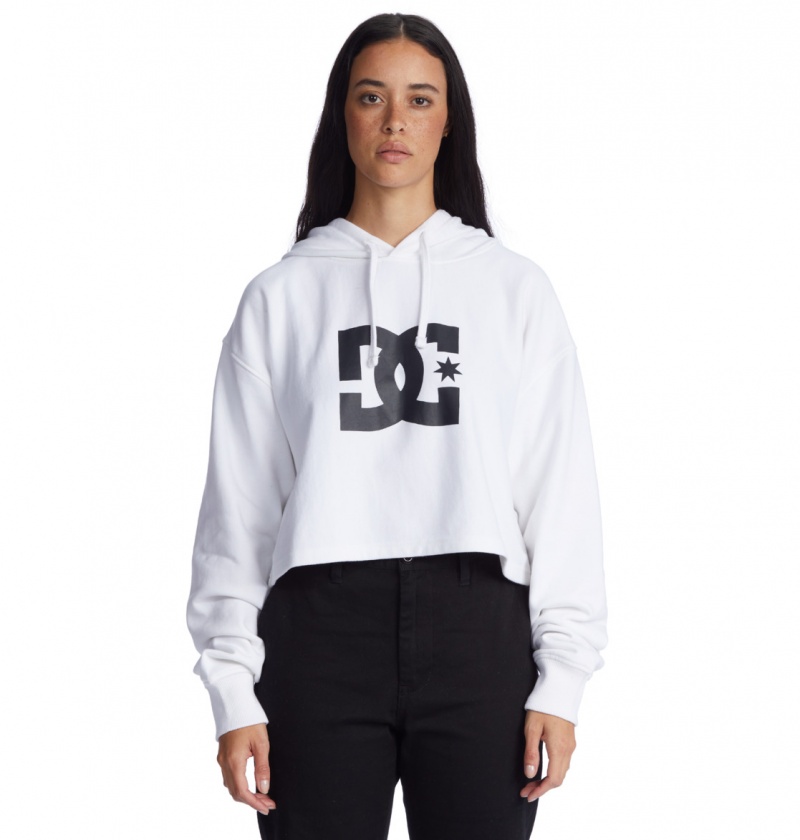 White DC Shoes DC - Hoodie | DGEBFZ-208