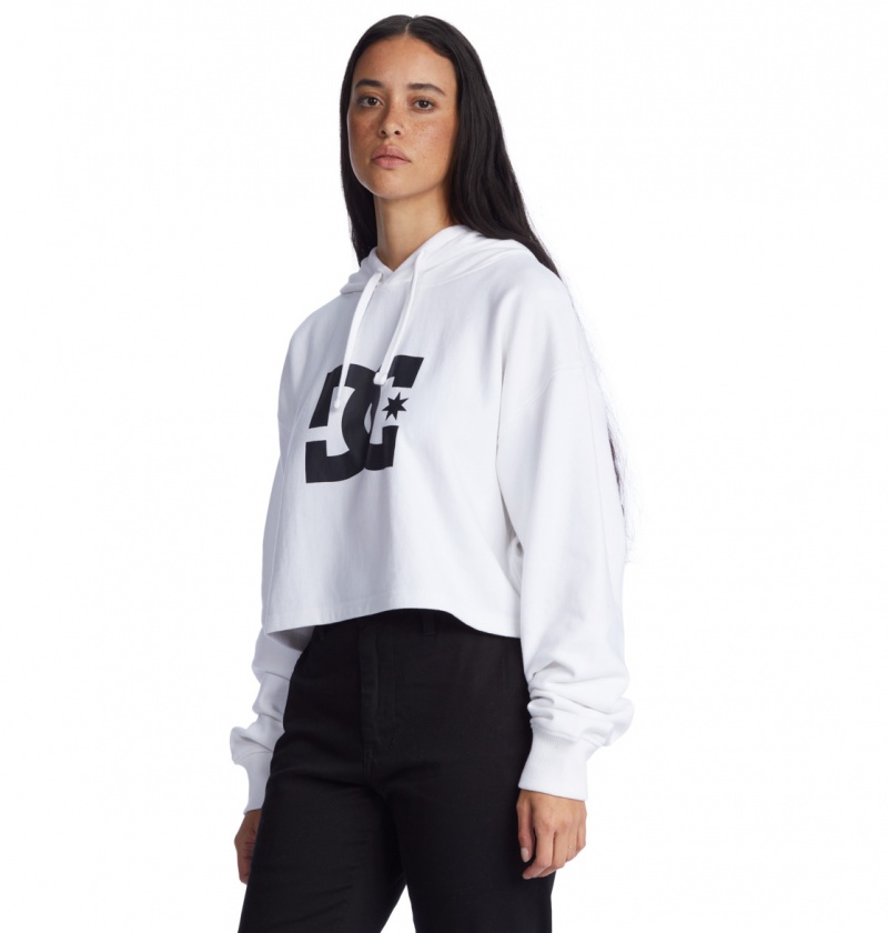 White DC Shoes DC - Hoodie | DGEBFZ-208