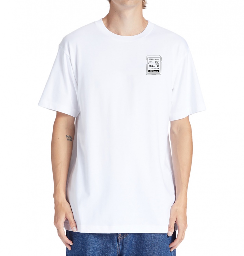 White DC Shoes Heikkila Sw 360 Flip - T-Shirt | KWTJGZ-096