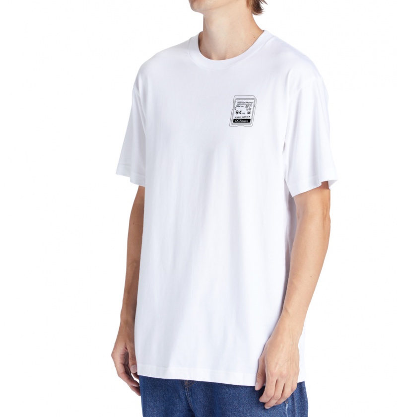 White DC Shoes Heikkila Sw 360 Flip - T-Shirt | KWTJGZ-096