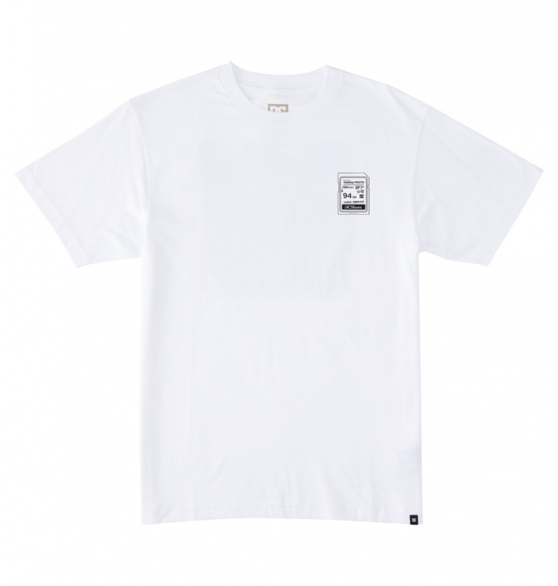 White DC Shoes Heikkila Sw 360 Flip - T-Shirt | KWTJGZ-096