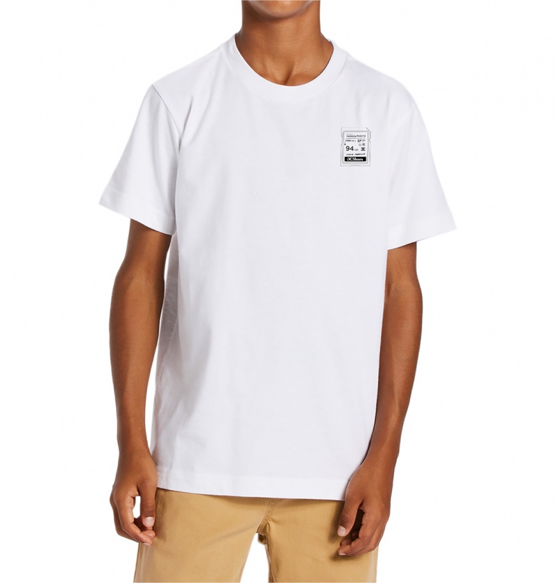 White DC Shoes Heikkila Sw 360 Flip - T-Shirt 10-16 | PMYUAJ-492