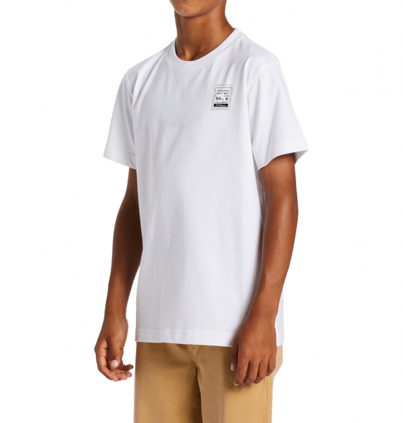 White DC Shoes Heikkila Sw 360 Flip - T-Shirt 10-16 | PMYUAJ-492