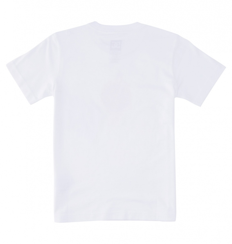 White DC Shoes Its All Good - T-Shirt 10-16 | RUGEVJ-713