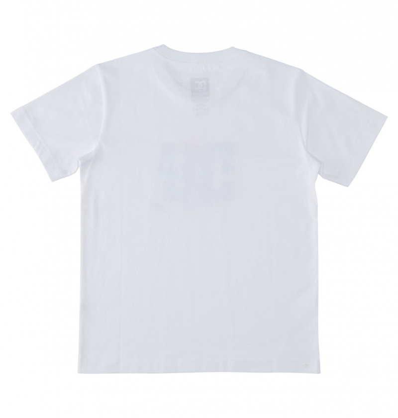 White DC Shoes Scribble - T-Shirt 8-16 | ALFTHD-921