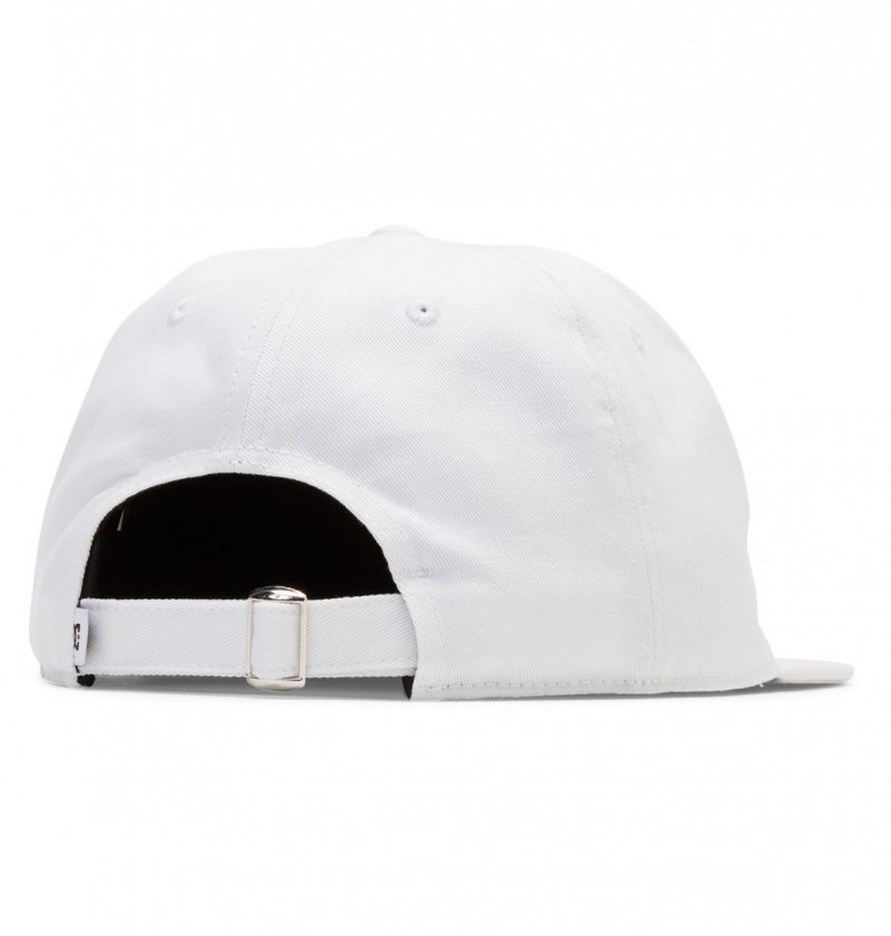 White DC Shoes Shanahan - Strapback Cap | PBOUNM-759