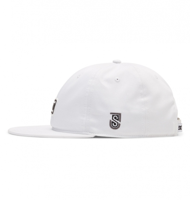 White DC Shoes Shanahan - Strapback Cap | PBOUNM-759