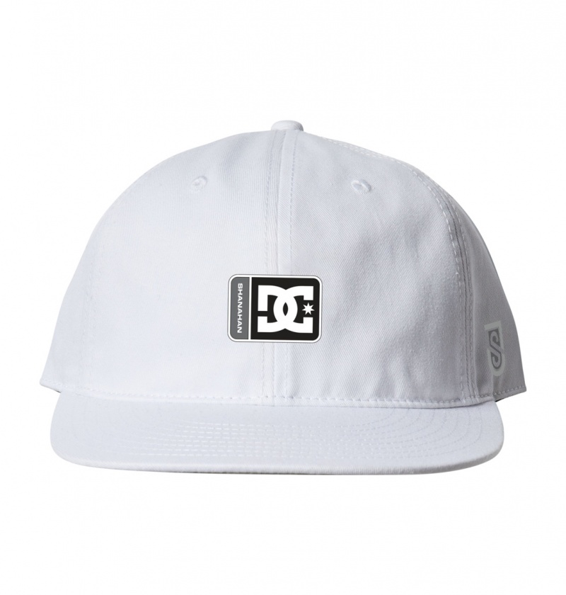 White DC Shoes Shanahan - Strapback Cap | PBOUNM-759