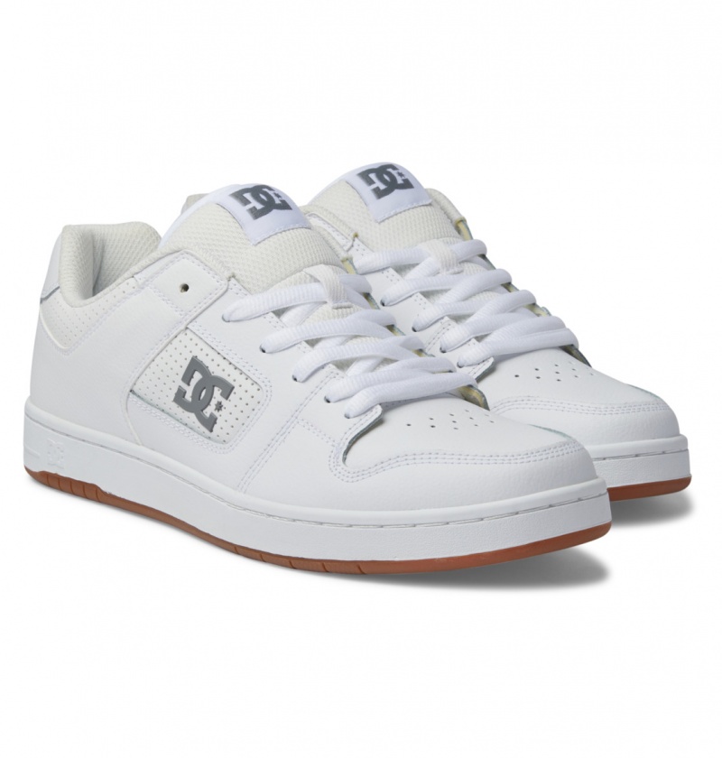 White / Battleship / White DC Shoes Manteca 4 - Shoes | VWZQRG-547