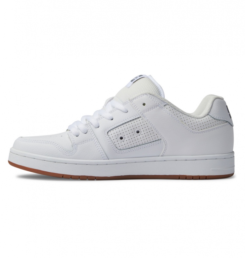 White / Battleship / White DC Shoes Manteca 4 - Shoes | VWZQRG-547