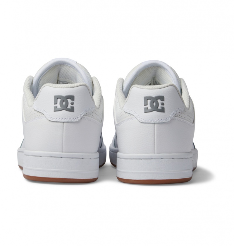 White / Battleship / White DC Shoes Manteca 4 - Shoes | VWZQRG-547