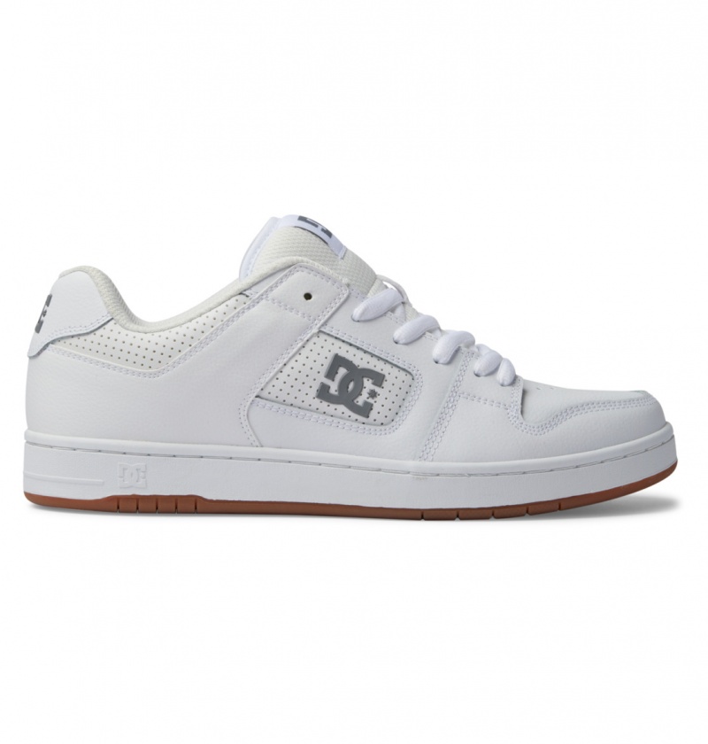 White / Battleship / White DC Shoes Manteca 4 - Shoes | VWZQRG-547