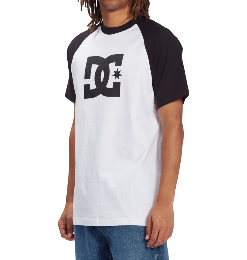 White / Black DC Shoes DC Star - T-Shirt | LHRPSY-920