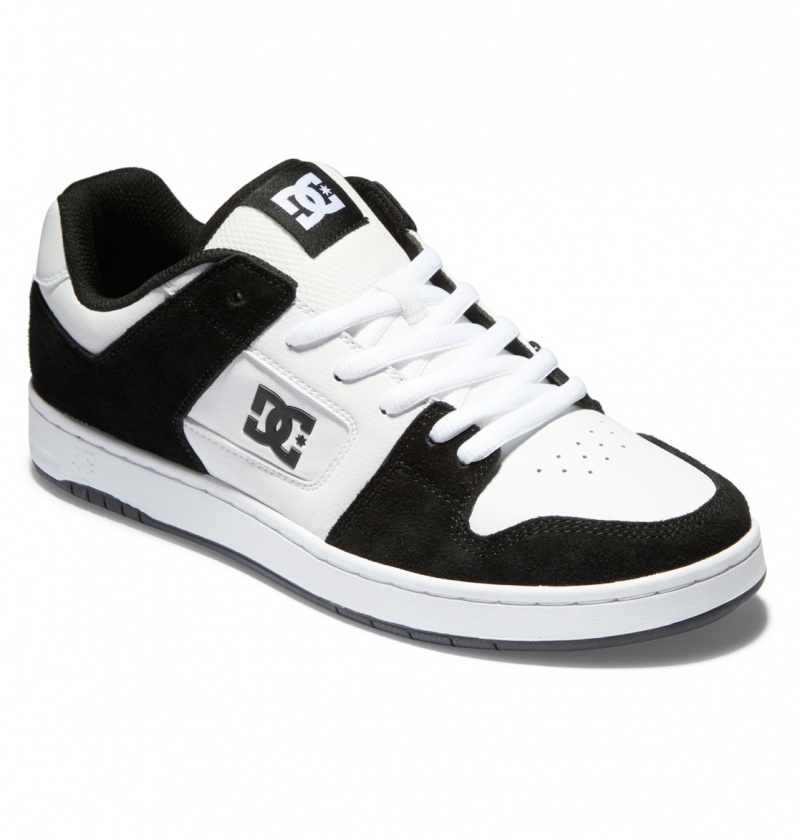 White / Black DC Shoes Manteca 4 - Shoes | CVEDNO-891