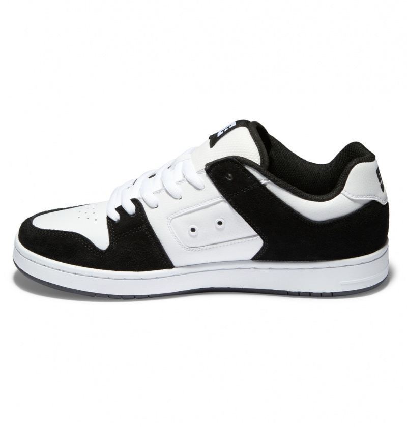 White / Black DC Shoes Manteca 4 - Shoes | CVEDNO-891