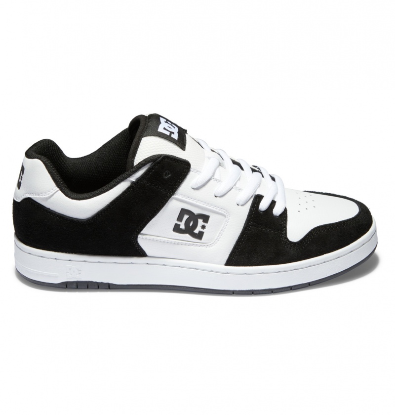 White / Black DC Shoes Manteca 4 - Shoes | CVEDNO-891