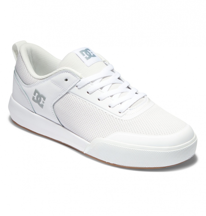 White / Gum DC Shoes Transit - Shoes | NXEKQP-769