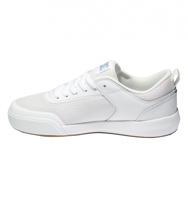 White / Gum DC Shoes Transit - Shoes | NXEKQP-769