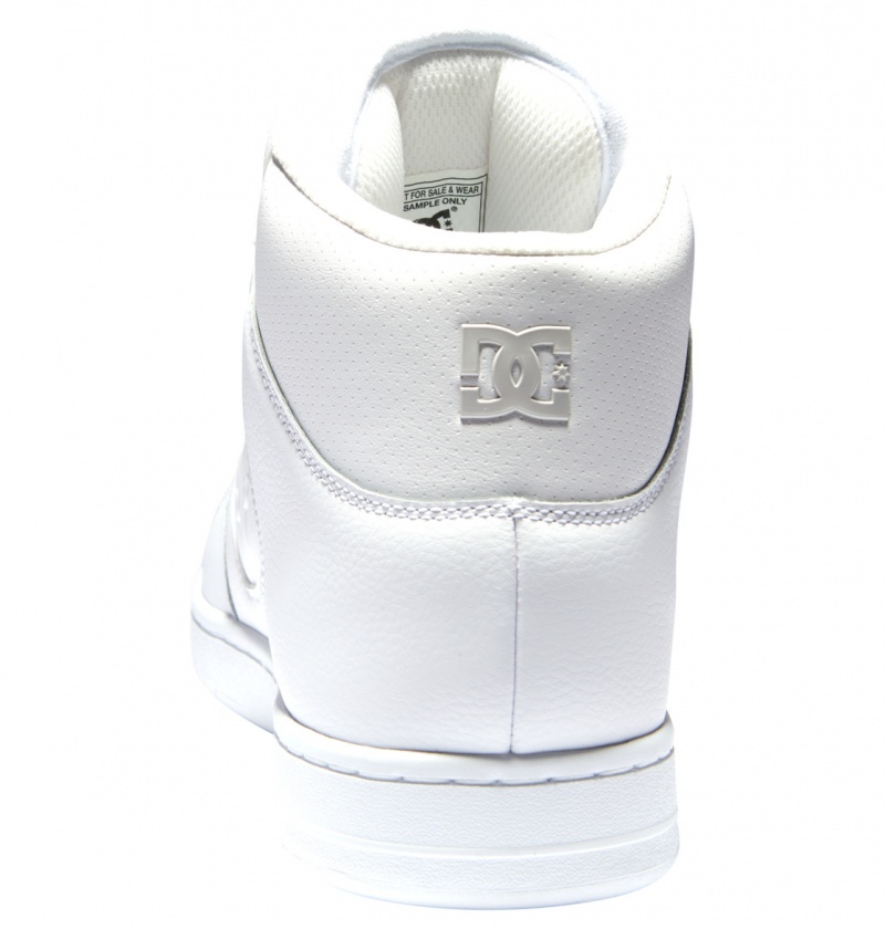 White / White / Battleship DC Shoes Manteca 4 Hi - High-Top Shoes | JEHODB-019